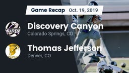 Recap: Discovery Canyon  vs. Thomas Jefferson  2019