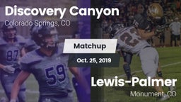 Matchup: Discovery Canyon vs. Lewis-Palmer  2019