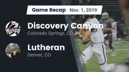 Recap: Discovery Canyon  vs. Lutheran  2019
