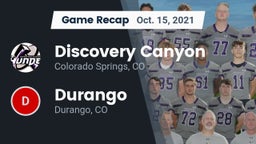 Recap: Discovery Canyon  vs. Durango  2021