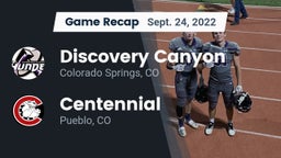 Recap: Discovery Canyon  vs. Centennial  2022
