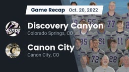 Recap: Discovery Canyon  vs. Canon City  2022