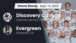 Recap: Discovery Canyon  vs. Evergreen  2023