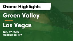 Green Valley  vs Las Vegas  Game Highlights - Jan. 19, 2022