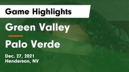 Green Valley  vs Palo Verde  Game Highlights - Dec. 27, 2021