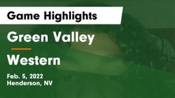 Green Valley  vs Western  Game Highlights - Feb. 5, 2022