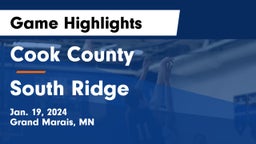 Cook County  vs South Ridge  Game Highlights - Jan. 19, 2024