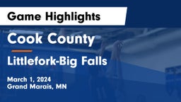 Cook County  vs Littlefork-Big Falls  Game Highlights - March 1, 2024