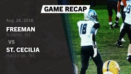 Recap: Freeman  vs. St. Cecilia  2016