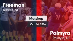 Matchup: Freeman vs. Palmyra  2016