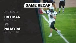 Recap: Freeman  vs. Palmyra  2016