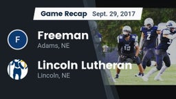Recap: Freeman  vs. Lincoln Lutheran  2017