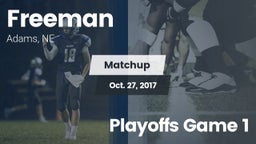 Matchup: Freeman vs. Playoffs Game 1 2017