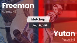 Matchup: Freeman vs. Yutan  2018
