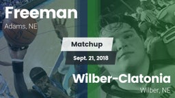 Matchup: Freeman vs. Wilber-Clatonia  2018