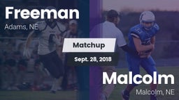 Matchup: Freeman vs. Malcolm  2018