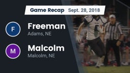 Recap: Freeman  vs. Malcolm  2018