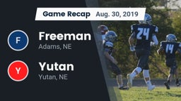 Recap: Freeman  vs. Yutan  2019
