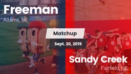 Matchup: Freeman vs. Sandy Creek  2019
