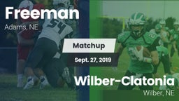 Matchup: Freeman vs. Wilber-Clatonia  2019