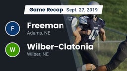 Recap: Freeman  vs. Wilber-Clatonia  2019