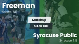 Matchup: Freeman vs. Syracuse Public  2019