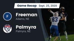 Recap: Freeman  vs. Palmyra  2020