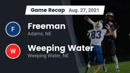 Recap: Freeman  vs. Weeping Water  2021