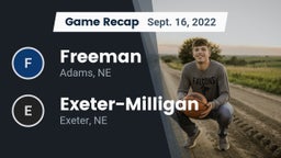 Recap: Freeman  vs. Exeter-Milligan  2022