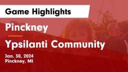 Pinckney  vs Ypsilanti Community  Game Highlights - Jan. 30, 2024