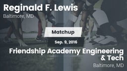 Matchup: Lewis vs. Friendship Academy Engineering & Tech  2016