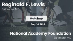 Matchup: Lewis vs. National Academy Foundation  2016