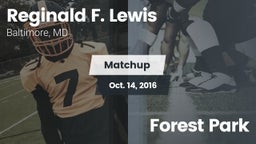 Matchup: Lewis vs. Forest Park 2016