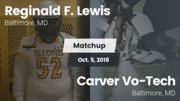 Matchup: Lewis vs. Carver Vo-Tech  2018