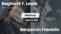 Matchup: Lewis vs. Benjamin Franklin 2019