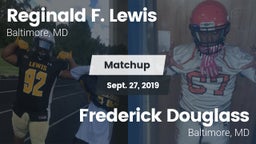 Matchup: Lewis vs. Frederick Douglass  2019