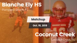 Matchup: Blanche Ely HS vs. Coconut Creek  2019