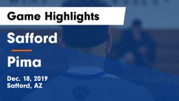 Safford  vs Pima  Game Highlights - Dec. 18, 2019