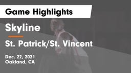 Skyline  vs St. Patrick/St. Vincent  Game Highlights - Dec. 22, 2021
