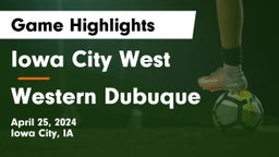 Iowa City West vs Western Dubuque  Game Highlights - April 25, 2024