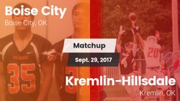 Matchup: Boise City High vs. Kremlin-Hillsdale  2017
