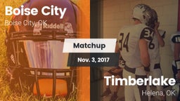 Matchup: Boise City High vs. Timberlake  2017