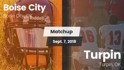 Matchup: Boise City High vs. Turpin  2018