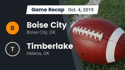 Recap: Boise City  vs. Timberlake  2019