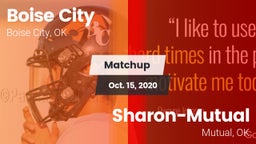 Matchup: Boise City High vs. Sharon-Mutual  2020
