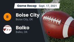 Recap: Boise City  vs. Balko  2021