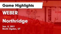WEBER  vs Northridge  Game Highlights - Jan. 8, 2021