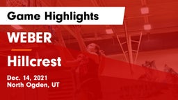 WEBER  vs Hillcrest   Game Highlights - Dec. 14, 2021
