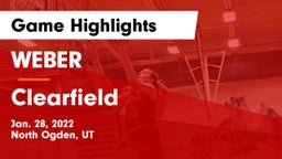 WEBER  vs Clearfield  Game Highlights - Jan. 28, 2022
