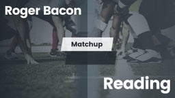 Matchup: Roger Bacon vs. Reading  2016